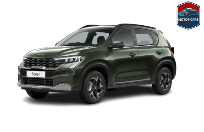 Kia sonet pewter olive