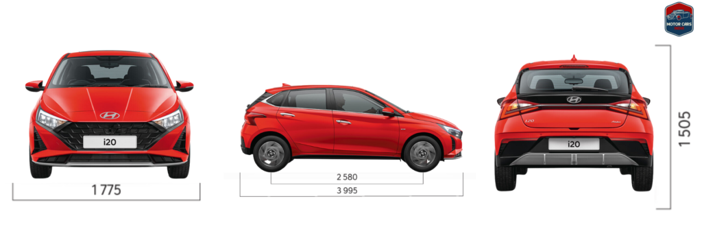 i20 dimensions