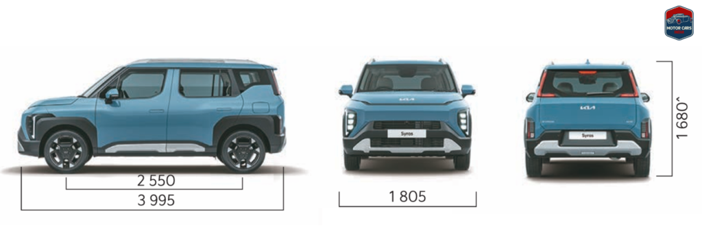KIA Syros Dimensions
