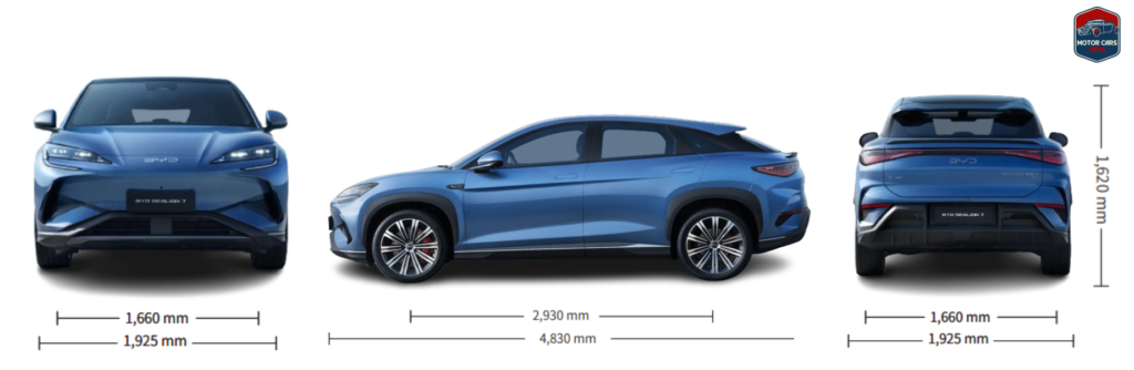 BYD Sealion 7 Dimensions