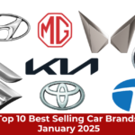 Top 10 Best selling car brands January 2025